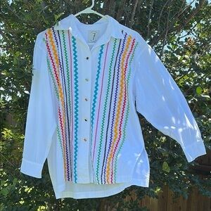 Vintage Todd Oldham Crisp White Shirt. Please read the note about this item.